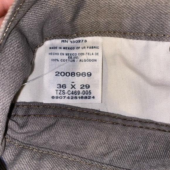 Lee gray jeans. Regular fit. Size 36x29 - Picture 5 of 9